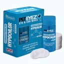 PetEyez Veterinarian פורמולה Tear Stain Remover פתרון לכלבים וחתולים - Hypoallergenic Deodorizing ניקויer כדי להסיר את Dirt, ניכוי ו Crust מ אוזניים, עיניים, Paws & Butt - 100 Wipes