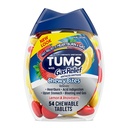 TUMS Chewy Bites Chewable Antacid טבליות עם גז הקלה, לימון ו Strawberry - 54 הרוזן