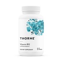 THORNE - ויטמין B12 - כמו Methylcylobalamin - תומך Heart & Nerve Health, Blood Cell Function, Healthy Sleep & Methylation* - Gluten, Milk & Soy-Free - 60 משרתים