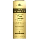 Solgar נוזל ויטמין D3 125 mcg (5,000 IU), 2 fl oz - טעים, כתום טבעי פלאמור - עוזר לשמור על עצמות בריאות ושיניים - תמיכה במערכת החיסון - Gluten Free, חלב, כשר - 59 משרתים