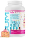 אבקת חלבון RAWhey Isolate, עוגת יום הולדת (CBUM Itholate חלבון) - 100% אבקת מזון צמחית-Fed לצמיחת השרירים & Recovery - Low-Fat, Low Carb - 25 משרתים