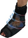 כף הרגל & Ankle Pain Relief Hot / Cold Gel Wrap - ביעילות Relieve Foot ו Ankle Aches & Pains Using Compression Gel Ankle Ice Pack Wrap - Heated or Cooled, Targets All Areas of Ankle & Foot - גדול גדול גדול גדול