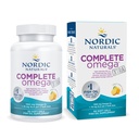 Nordic Naturals Complete אומגה Xtra, Lemon - 60 Soft Gels - 1360 מ"ג אומגה 3 + 76 מ"ג GLA - עור בריא - קוגניציה - Non-GMO - 30 משרתים