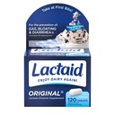Lactaid כוח המקורי כוח Lactose Intolerance Pills, 9000 FCC טבעי Lactase Enzyme חלב קפסולות, עוזר למנוע גז, Bloating & Diarrhea בשל Lactose Sרגישות אצל מבוגרים וילדים, 120 הרוזן ספירה