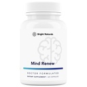 Mind Renew - Made in the USA - Brain Supplement for Memory and Focus - Support Vitality and Energy, 60 קפסולות