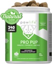 Probiotics for Dogs - Diarrhea הקלה, תמיכה בבריאות של Gut, תמיכה בבריאות מופרזת, תמיכה בבריאות העיכול - Vet המומלצת לכלבים Probiotics - 240 צ'יפס Soft Dogs That Love - Pumpkin Flavor