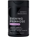 מחקר ספורט ® Evening Primrose Oil 1300 מ"ג, 120 קפסולות - 10% GLA, Cold-Pressed, Gluten & Soy Free