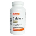 רוגבי Calcium 600 מ"ג עם 5mcg של ויטמין D3 150 טבליות