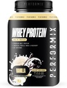 PERFORMIX - Whey Protein Isolate בלנדר - 24 גרם של חלבון - 5.4g של BCAAs - 110 קלוריות - שריר בניין & פוסט עבודהout Recovery - 100% אבקת חלבון Whey - 1.98 lbs - 30 משרתות - Vanilla - Vanilla - Vanillailla - 110 קלוריות - Vanilla