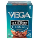Vega אורגני All-in-One Vegan אבקת חלבון, שוקולד - Superfood Ingredients, ויטמינים לתמיכה בתחמושת, Keto Friendly, Pea חלבונים לנשים וגברים, 14.7 oz (Packaging May Vary)