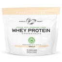 שריר חג Grass-Fed Whey חלבון ריכוז אבקה, כל טבעי, הורמון חופשי פסטה הרים אבקת חלבון Whey עבור נשים וגברים, נקי, non-GMO & Gluten Free Whey Concent - Vanilla, 5lb 5lb 5lb