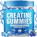 Creatine Gummies התמזגו עם 5g Creatine Monohydrate עבור גברים ונשים, כוח, אנדורנס, שריר מיידי קרטין, micronized נקי HCL Balanced Creatina Monohidratada en Polvo (90 מסטיקנים)