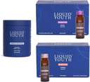 Collagen Peptides אבקת & נוזל קולג'ן אלקסייר יורה עבור נשים וגברים - סוג I & III Premium Grass-fed Bovine & Marine Collagen - מקדם צמיחת שיער, עור, ריח, עצם ובריאות משותפת (50 משרתים)