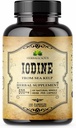 טבליות Iodine של HERBALICIOUS - Iodine טבעי מ ים Kelp - תוסף תמיכה Thyroid לאנרגיה, עיכול, מוח ועצם בריאות - non-GMO, Gluten-Free - 100 קפסולות