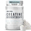 100% אבקת Monohydrate Pure Creatine Monohydrate - 500g | Micronized, Unflavored