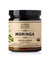Anima Mundi Apothecary Moringa Leaf - Pure Organic Rainforest Superfood - אנרגיה תמיכה תוספי מזון, Natural & non-GMO ירוק אבקה (6oz / 170g)